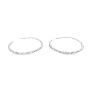 Diamond Hoop Earrings