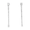 Diamond Linear Dangle Earrings