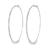 Diamond Hoop Earrings