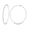 Diamond Hoop Earrings