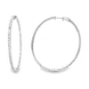 Diamond Hoop Earrings