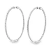 Diamond Hoop Earrings