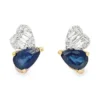 Pear Sapphire Stud Earrings