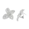 Floral Diamond Stud Earrings