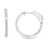 Diamond Hoop Earrings