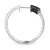 Diamond Hoop Earrings