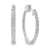 Diamond Hoop Earrings