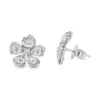 Flower Diamond Stud Earrings