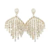 Diamond Chandelier Dangle Earrings