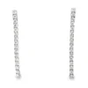 Diamond Bar Drop Earrings