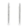 Diamond Hoop Earrings