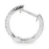 Diamond Huggie Hoop Earrings