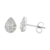 Pear Diamond Stud Earrings