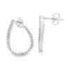 Teardrop Diamond Stud Earrings