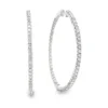 Diamond Hoop Earrings