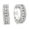 Double Row Hoop Earrings