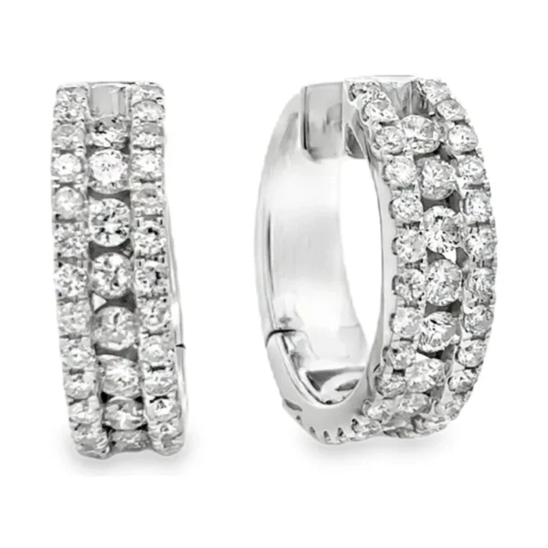 Double Row Hoop Earrings