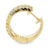 Diamond Huggie Hoop Earrings