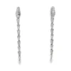 Diamond Serpent Dangle Earrings