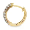 Pave Diamond Huggie Earrings