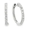 Diamond Hoop Earrings