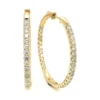 Diamond Hoop Earrings