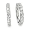 Diamond Hoop Earrings
