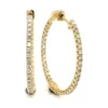 Diamond Hoop Earrings