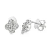 Clover Diamond Stud Earrings