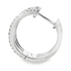Clover Diamond Huggie Earrings