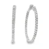 Diamond Hoop Earrings