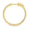 Diamond Hoop Earrings