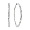 Diamond Hoop Earrings