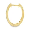 Ruby Diamond Hoop Earrings