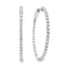 Diamond Hoop Earrings
