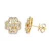 Clover Diamond Stud Earrings