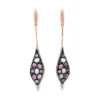 Gemstone Drop Earrings