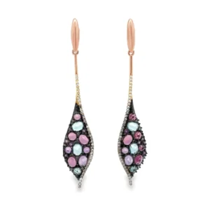 Gemstone Drop Earrings