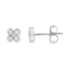 Clover Diamond Stud Earrings