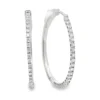 Diamond Hoop Earrings