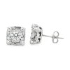 Square Frame Stud Earrings