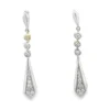Diamond Dangle Drop Earrings