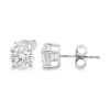 Round Diamond Stud Earrings