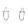 Diamond Link Stud Earrings