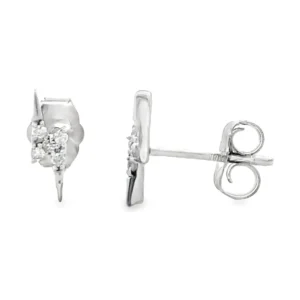 Lightning Bolt Stud Earrings