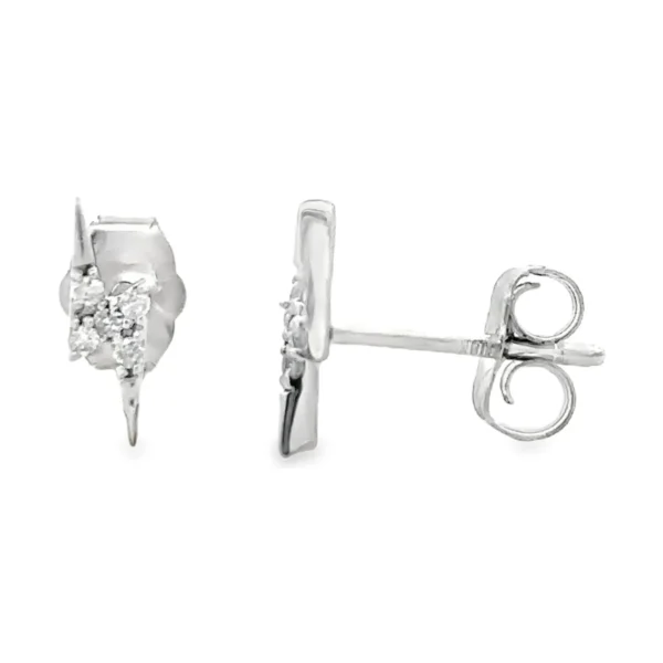 Lightning Bolt Stud Earrings