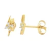 Lightning Bolt Stud Earrings