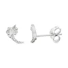 Crescent Moon Stud Earrings