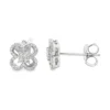 Clover Diamond Stud Earrings