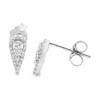 Teardrop Diamond Stud Earrings